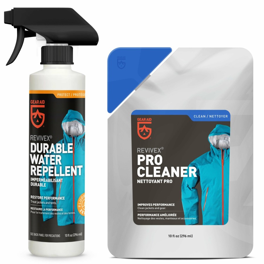 ACTIVITY|CARE GEAR AID | Revivex Durable Water Repellent 10 Fl Oz + Pro Cleaner 10 Fl Oz